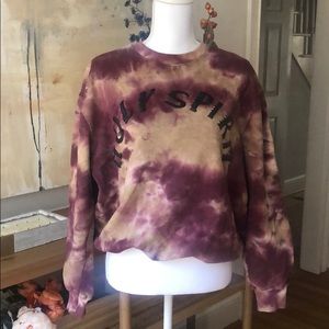 Holy Spirit Sunday Service Tie Dye Sweatshirt